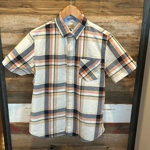 Plaid Ben Sherman button down, short sleeve shirt